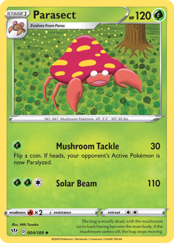 Pokemon Darkness Ablaze Parasect - 4