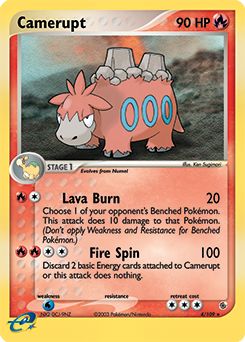 Pokemon Ruby & Sapphire Camerupt - 4