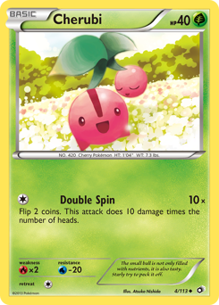 Pokemon Legendary Treasures Cherubi - 4