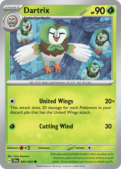 Pokemon Shrouded Fable Dartrix - 4