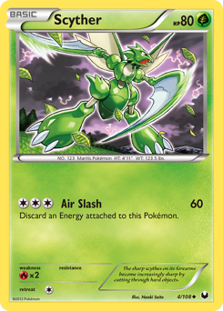 Pokemon Dark Explorers Scyther - 4