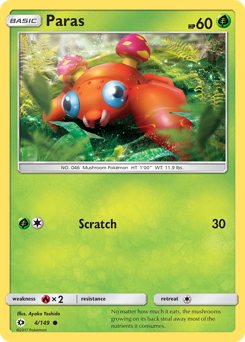 Pokemon Sun & Moon Paras - 4