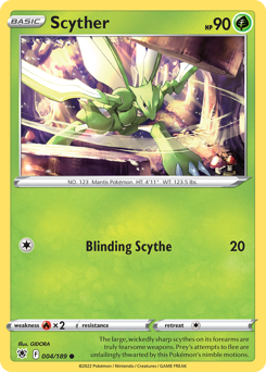 Pokemon Astral Radiance Scyther - 4