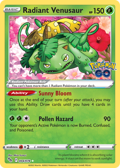 Pokemon Pokémon GO Radiant Venusaur - 4