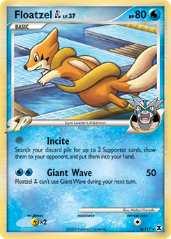 Pokemon Rising Rivals Floatzel GL - 4