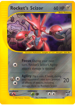 Pokemon Best of Game Rocket's Scizor - 4
