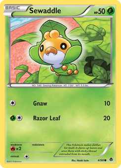 Pokemon Emerging Powers Sewaddle - 4