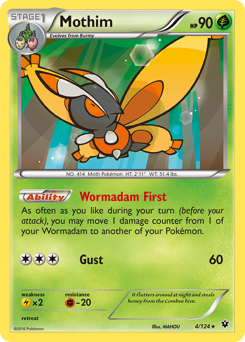 Pokemon Fates Collide Mothim - 4