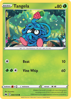 Pokemon Crown Zenith Tangela - 4