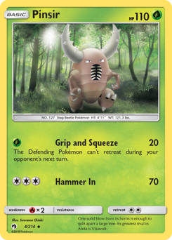 Pokemon Lost Thunder Pinsir - 4