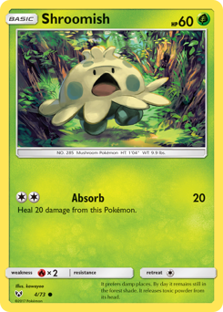 Pokemon Shining Legends Shroomish - 4