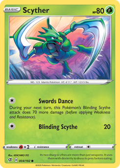 Pokemon Rebel Clash Scyther - 4