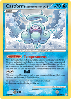 Pokemon Legends Awakened Castform Snow-Cloud Form - 50