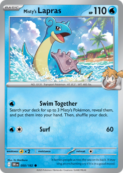Pokemon Destined Rivals Misty's Lapras - 50