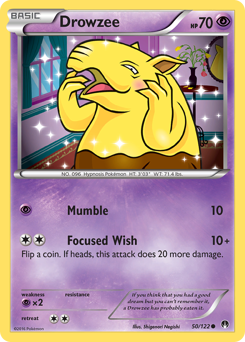 Pokemon BREAKpoint Drowzee - 50