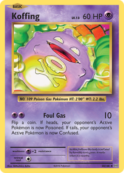 Pokemon Evolutions Koffing - 50