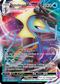 Pokemon Rebel Clash Inteleon VMAX - 50