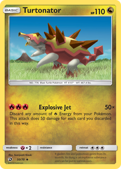 Pokemon Dragon Majesty Turtonator - 50