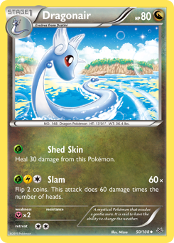 Pokemon Roaring Skies Dragonair - 50