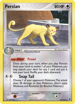Pokemon Delta Species Persian - 50