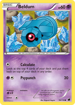 Pokemon Plasma Freeze Beldum - 50