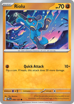 Pokemon Prismatic Evolutions Riolu - 50