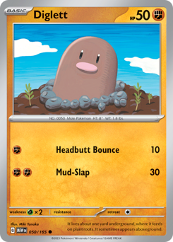 Pokemon 151 Diglett - 50