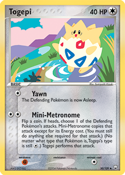 Pokemon Team Rocket Returns Togepi - 50