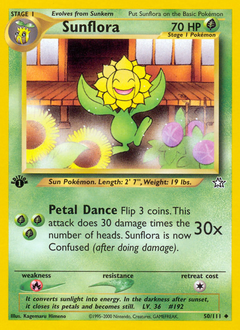 Pokemon Neo Genesis Sunflora - 50