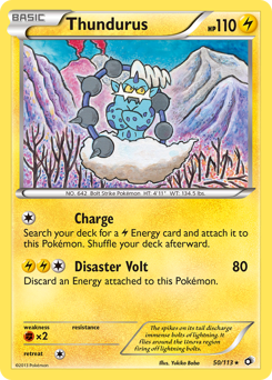Pokemon Legendary Treasures Thundurus - 50
