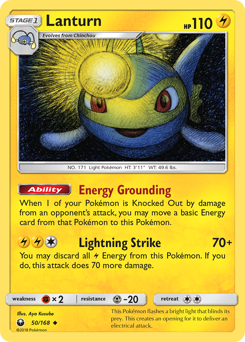 Pokemon Celestial Storm Lanturn - 50