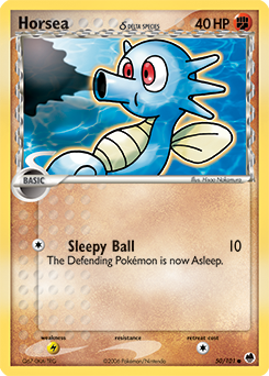 Pokemon Dragon Frontiers Horsea δ - 50