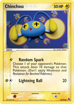 Pokemon Legend Maker Chinchou - 50