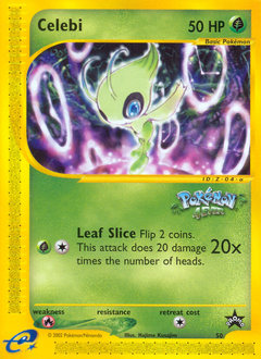 Pokemon Wizards Black Star Promos Celebi - 50