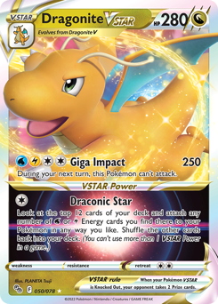 Pokemon Pokémon GO Dragonite VSTAR - 50