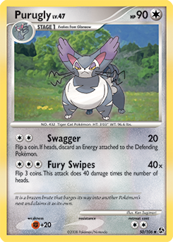 Pokemon Great Encounters Purugly - 50