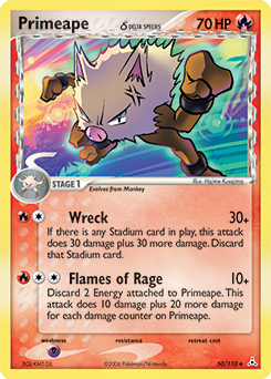 Pokemon Holon Phantoms Primeape δ - 50