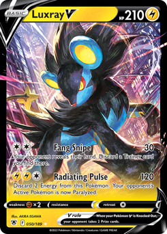 Pokemon Astral Radiance Luxray V - 50