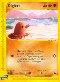 Pokemon Skyridge Diglett - 50