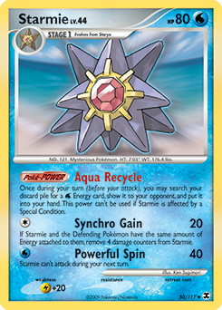 Pokemon Rising Rivals Starmie - 50