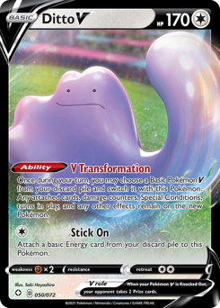 Pokemon Shining Fates Ditto V - 50