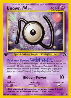 Pokemon Neo Discovery Unown [N] - 50