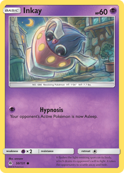 Pokemon Forbidden Light Inkay - 50