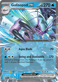 Pokemon Paradox Rift Golisopod ex - 50