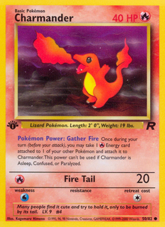 Pokemon Team Rocket Charmander - 50