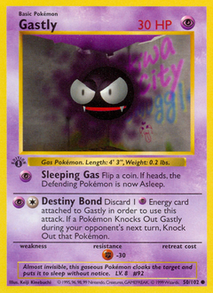 Pokemon Base Gastly - 50