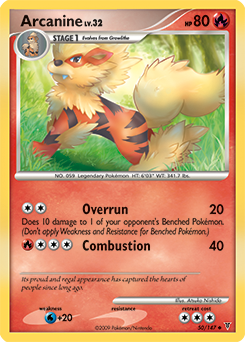 Pokemon Supreme Victors Arcanine - 50