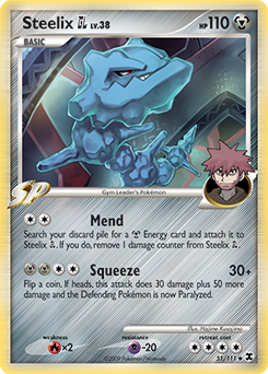 Pokemon Rising Rivals Steelix GL - 51