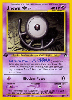 Pokemon Neo Discovery Unown [U] - 51