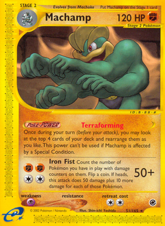 Pokemon Expedition Base Set Machamp - 51